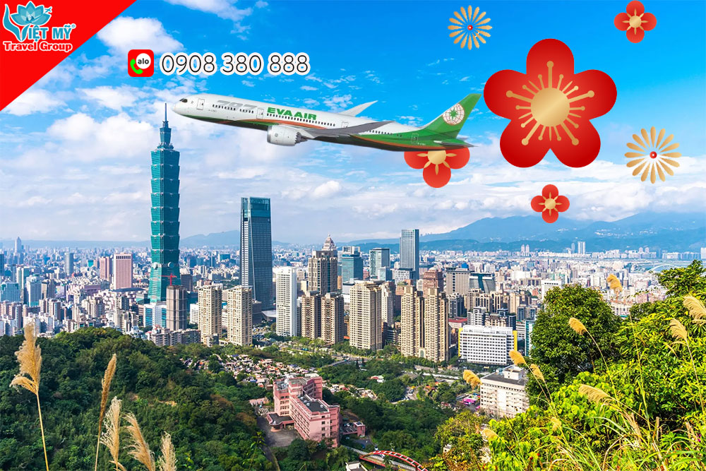 Năm mới sum vầy cùng EVA Air – Bay TP.HCM ⇄ Đài Bắc dịp Tết 2026