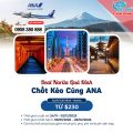 Săn vé Sài Gòn - Narita chỉ từ 230 USD cùng ANA