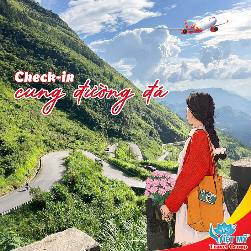 Bay Vietjet đi Hà Nội rồi chinh phục Hà Giang mùa hoa Tam Giác Mạch