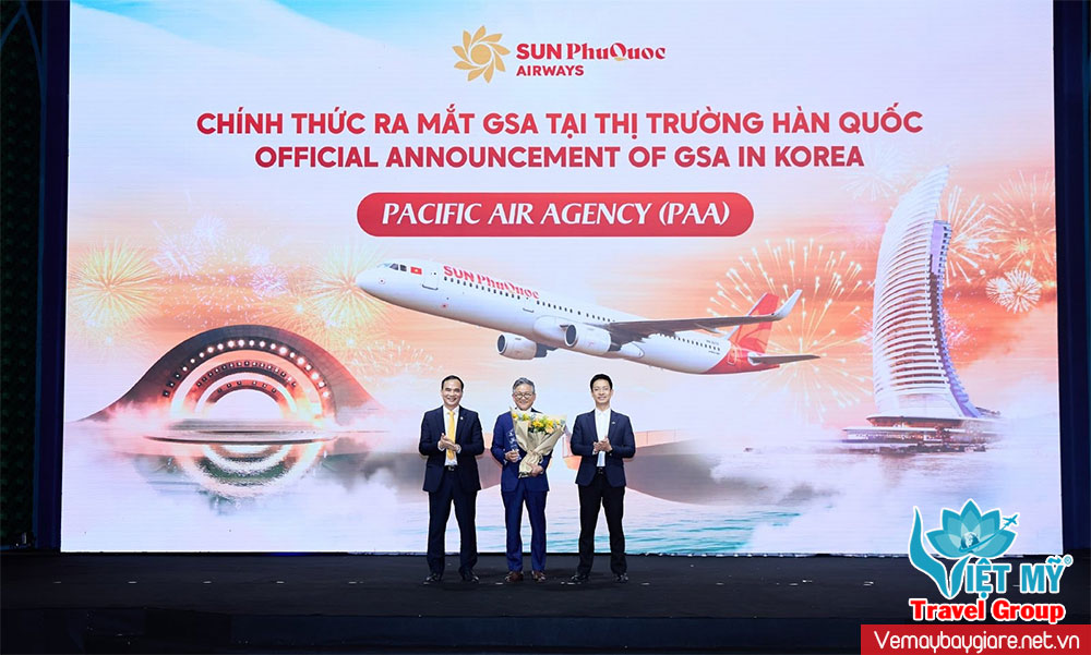 Tháng 3/2026: Sun PhuQuoc Airways khai thác đường bay thẳng Seoul Hàn Quốc - Phú Quốc.