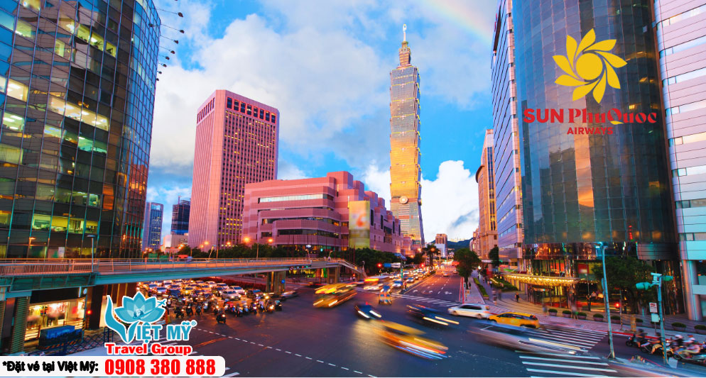 Ưu đãi vé máy bay Phú Quốc – Đài Loan cùng Sun PhuQuoc Airways