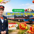 Giảm giá vé tàu sau Tết Bính Ngọ 2026: Ưu đãi đến 30% cho nhiều chuyến tàu