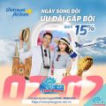Ngày song đôi 2/2 Vietravel Airlines giảm đến 15% giá vé
