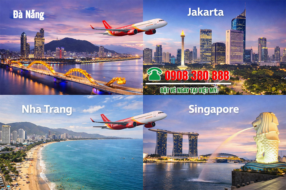 Mở bán vé Vietjet đường bay mới kèm khuyến mãi 20% SkyBoss
