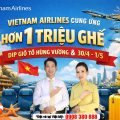 Vietnam Airlines tăng hơn 1 triệu ghế dịp lễ 30/4 - 1/5 năm 2026