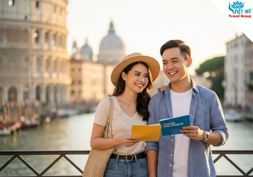 Mua bảo hiểm du lịch châu Âu khi đặt vé máy bay tại Việt Mỹ