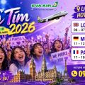 EURO-TRIP “Biển Tím” 2026: Săn vé EVA Air đi London, Munich và Paris