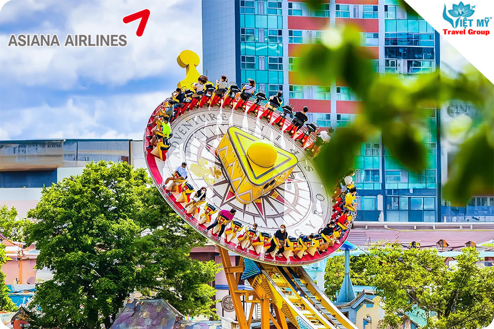 Vui chơi thả ga tại Everland khi du lịch Hàn Quốc mùa hè 2026