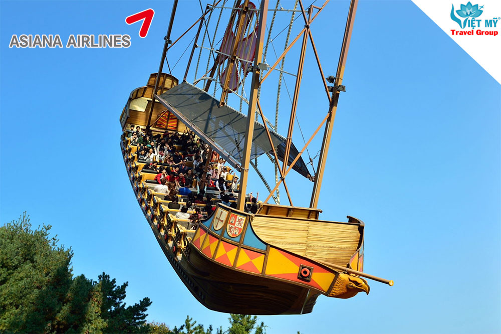 Vui chơi thả ga tại Everland khi du lịch Hàn Quốc mùa hè 2026