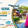 Vé máy bay Hà Nội đi Seoul chỉ từ 4,6 triệu đồng cùng Vietnam Airlines