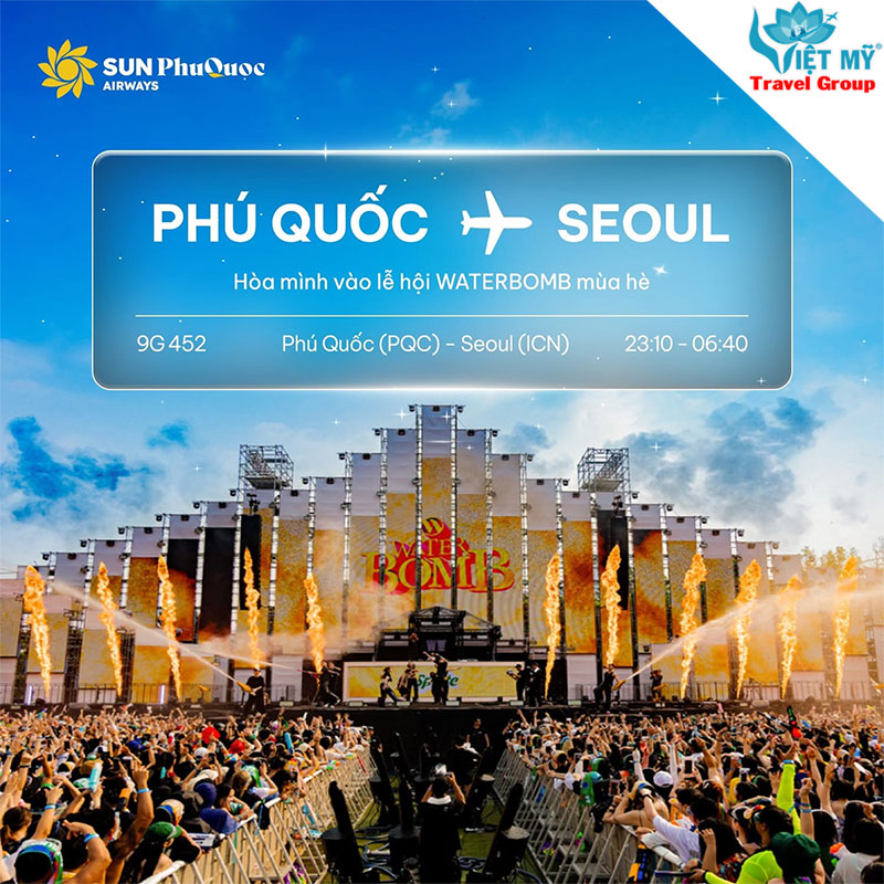 Summer mode: ON cùng Sun PhuQuoc Airways – Vi vu Châu Á, ưu đãi đến 20%