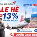 Asiana Airlines SALE HÈ - Giảm 13% vé đi Hàn, Nhật, Mỹ!
