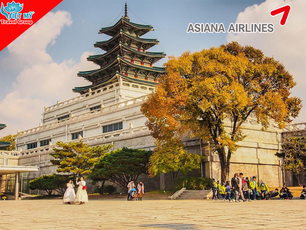 Ưu đãi hấp dẫn: Giảm 10% vé Asiana Airlines đi Hàn Quốc