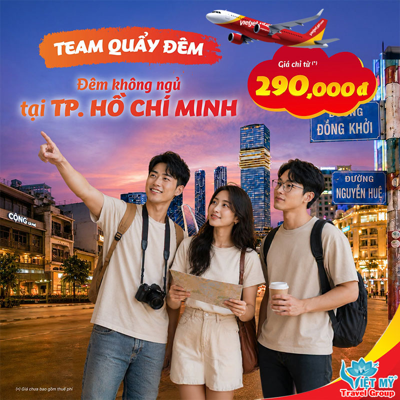 Vi vu hè cùng Vietjet Air: Bay Buôn Ma Thuột, Phú Quốc, TP.HCM giá hấp dẫn