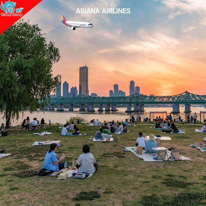 Bay cùng Asiana Airlines khám phá hoàng hôn tuyệt đẹp bên sông Hàn