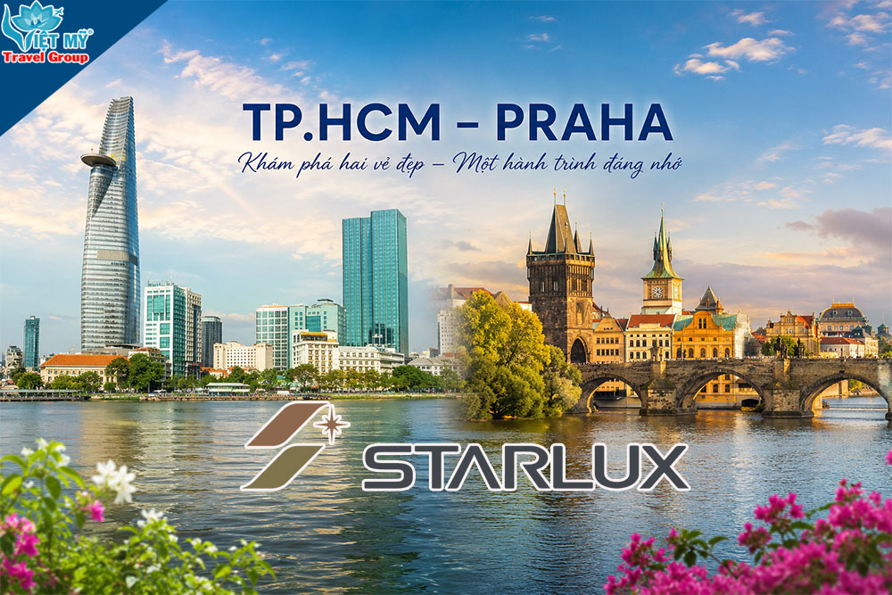Đặt vé STARLUX Airlines đi Praha giá ưu đãi, khởi hành từ Hà Nội, TP.HCM & Đà Nẵng