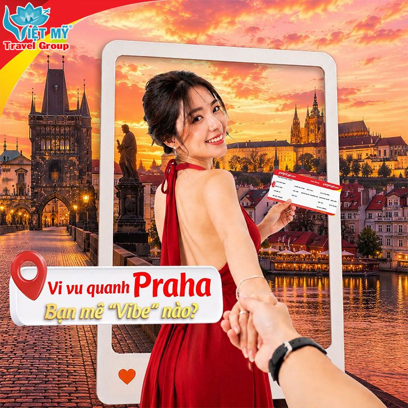 Săn vé Vietjet đi Praha - mở lối đến những thành phố đẹp nhất châu Âu!