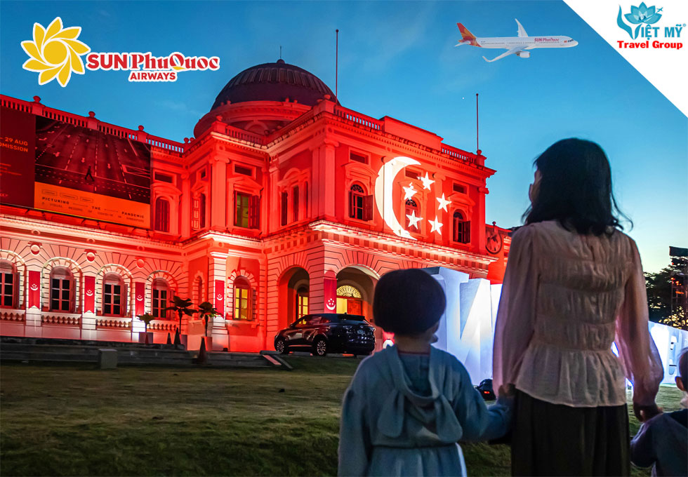 Vé Singapore giảm 30% – Ưu đãi Sun PhuQuoc Airways mùa Quốc khánh