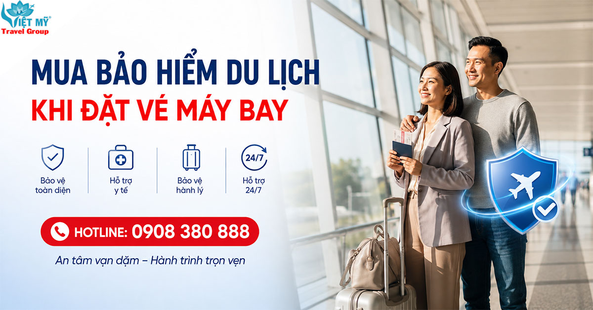 Mua bảo hiểm du lịch khi đặt vé máy bay