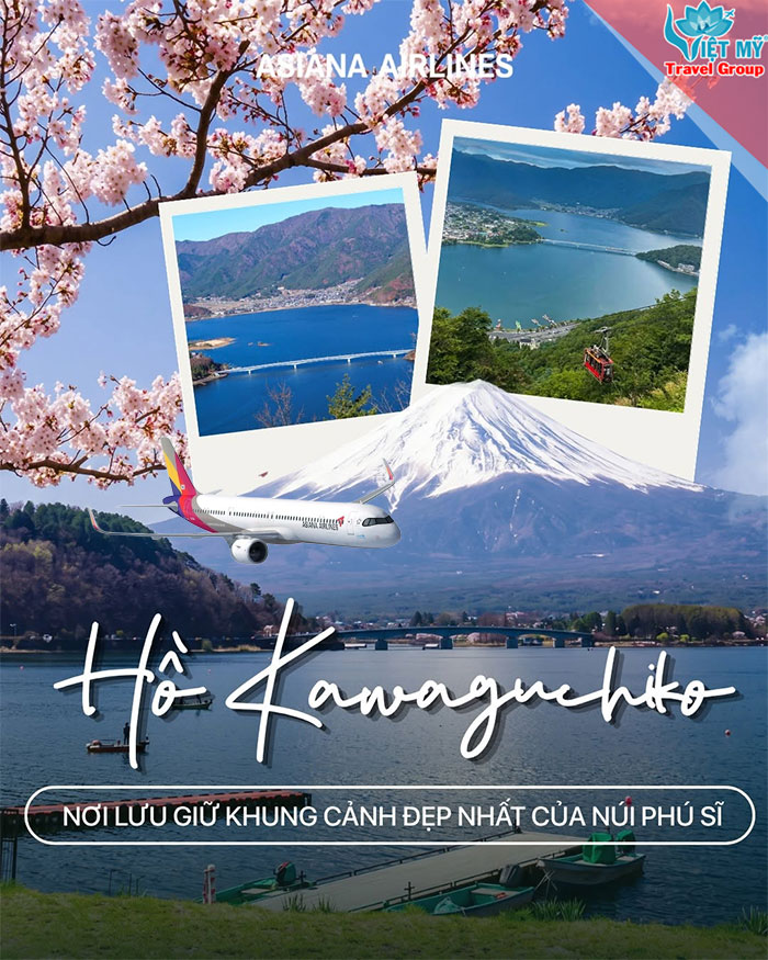Hồ Kawaguchiko – Nơi lưu giữ khung cảnh đẹp nhất của núi Phú Sĩ