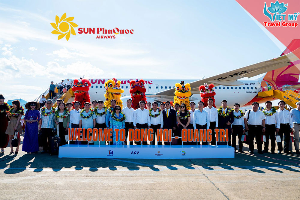 Hai đường bay mới đưa Đồng Hới đến gần Hà Nội và Nha Trang hơn