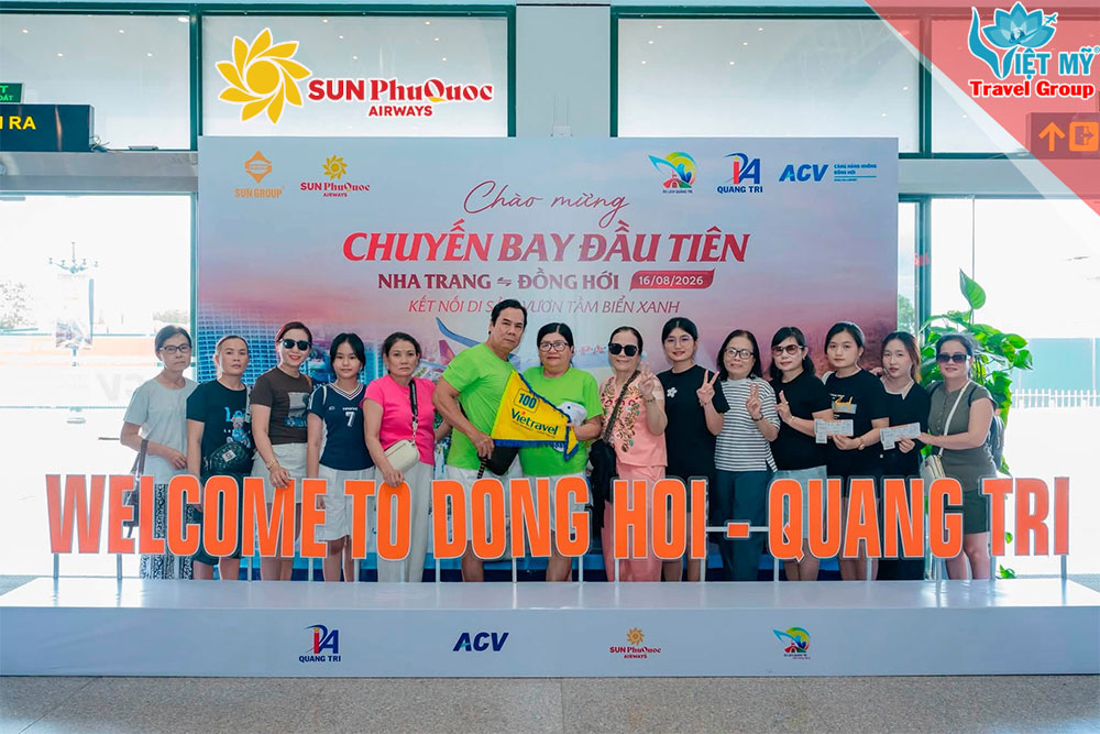 Hai đường bay mới đưa Đồng Hới đến gần Hà Nội và Nha Trang hơn