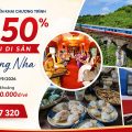 Tàu di sản Huế – Phong Nha giảm 50% tuần lễ khai trương