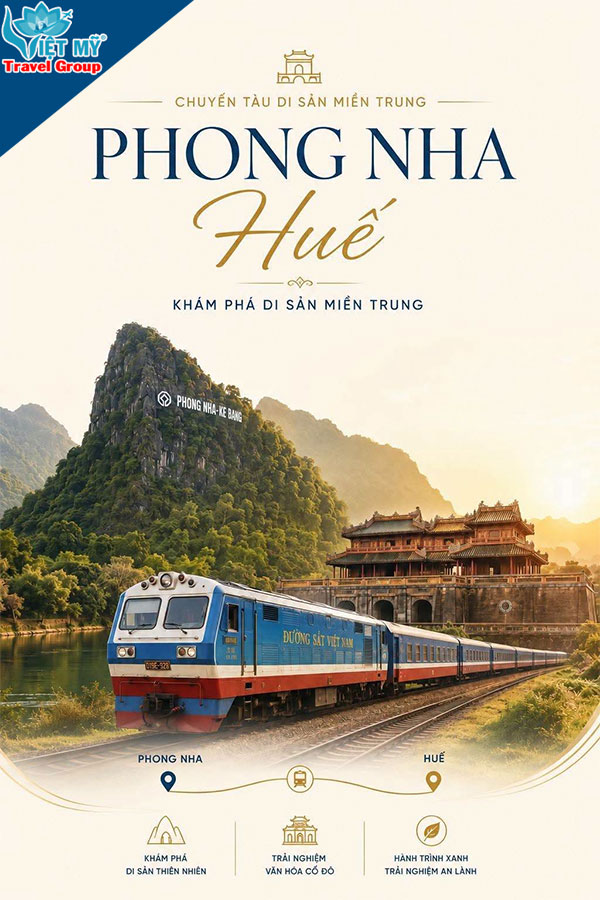 Du lịch Phong Nha bằng tàu di sản, giảm 50% từ 29/8