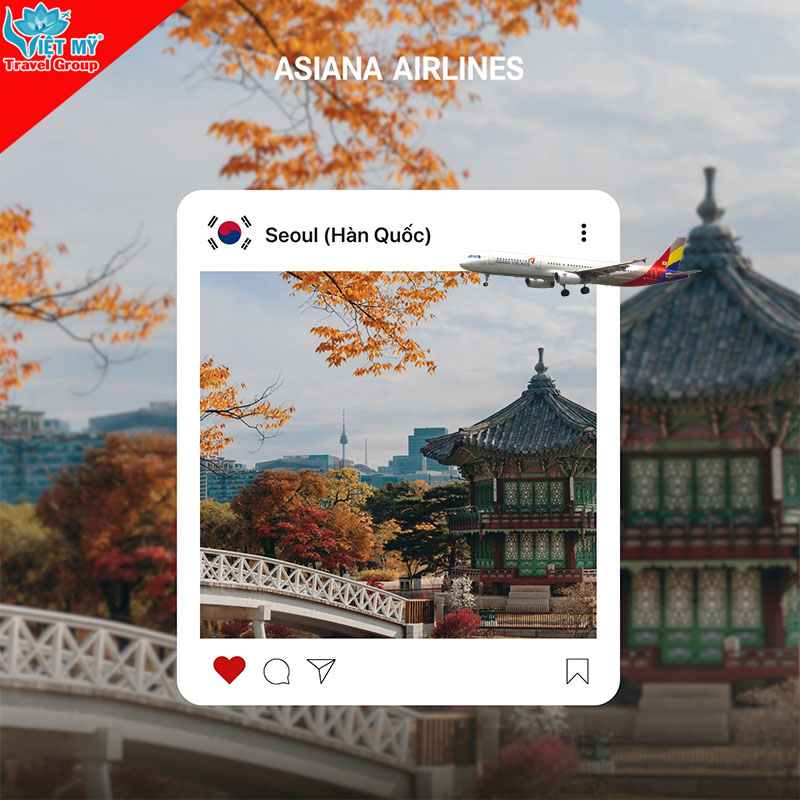 Asiana Airlines ưu đãi đến 13%: Khám phá 5 thành phố biểu tượng