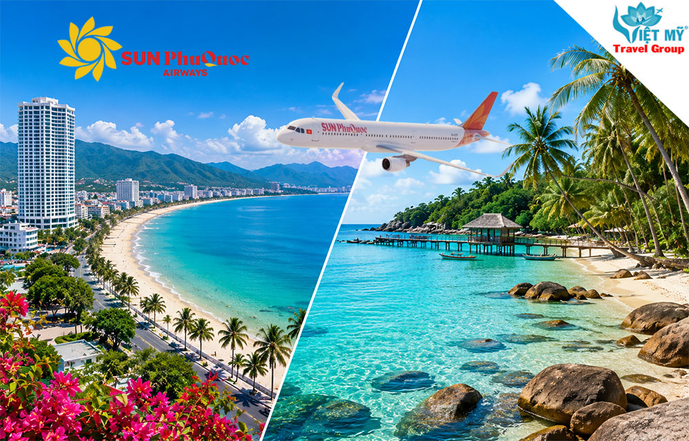 Đặt vé Nha Trang – Phú Quốc cùng Sun PhuQuoc Airways