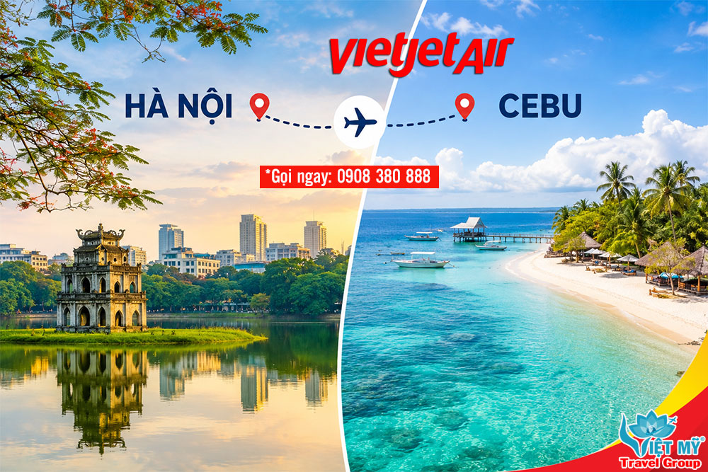 Vietjet mở rộng mạng bay Philippines với điểm đến Cebu