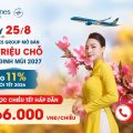 Vietnam Airlines Group mở bán gần 3,7 triệu chỗ phục vụ Tết Đinh Mùi 2027