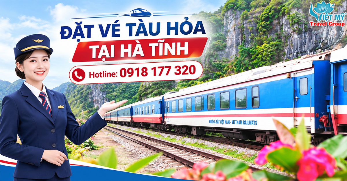 Đặt vé tàu hỏa tại tỉnh Hà Tĩnh Việt Nam