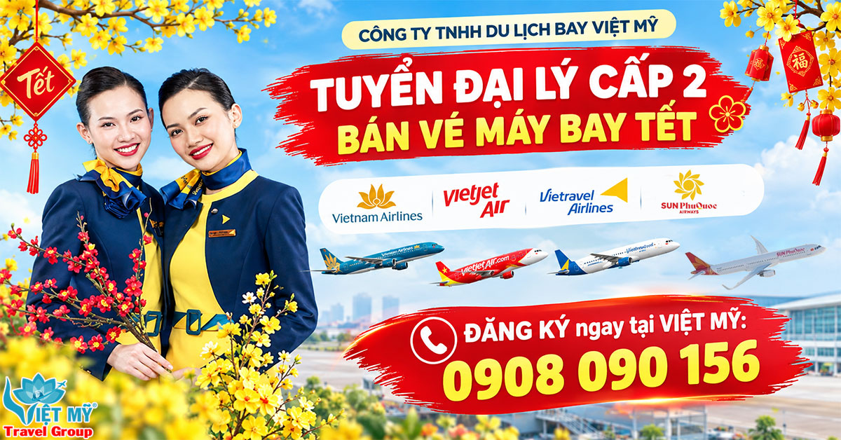 Mở rộng kinh doanh với đại lý vé máy bay Tết tại Quảng Trị