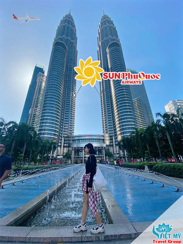 Tìm vé máy bay từ Malaysia về TP. Hồ Chí Minh hãng Sun PhuQuoc Airways tại Việt Mỹ 